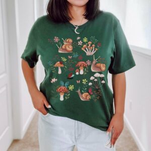 Snails and Mushrooms Shirt